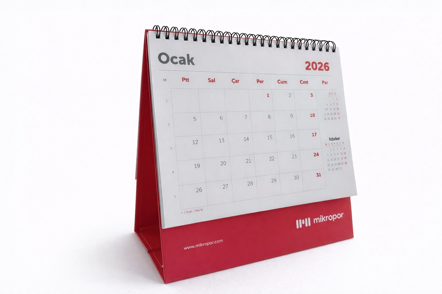 Kurumsal Takvim - Takvim Örnekleri