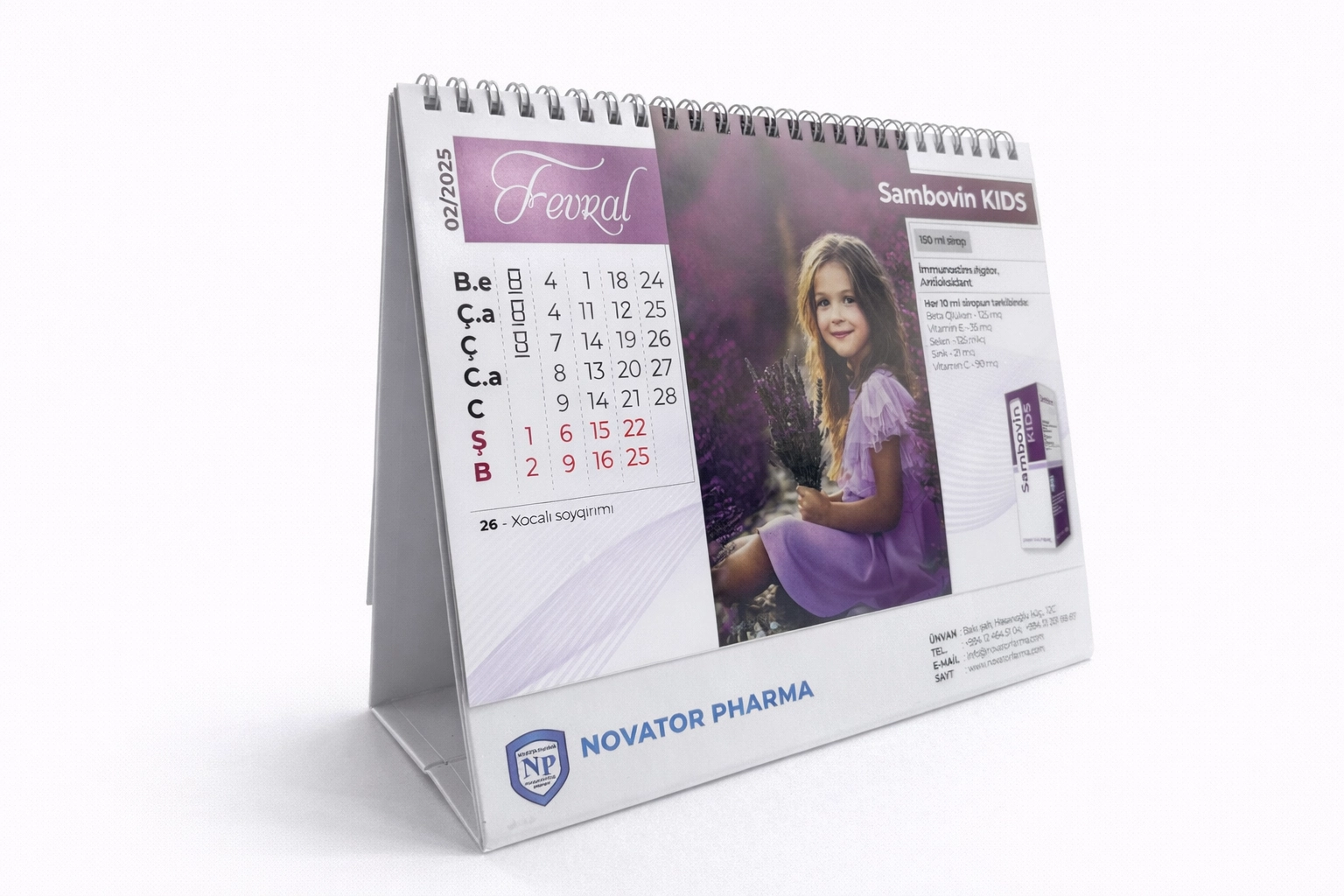 Takvim Örnekleri - Kurumsal Takvim Baskısı